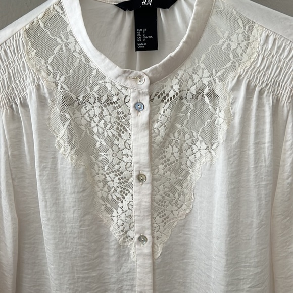 Silk long sleeve top - Picture 3 of 4